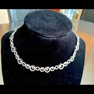 Swarovski white crystal choker